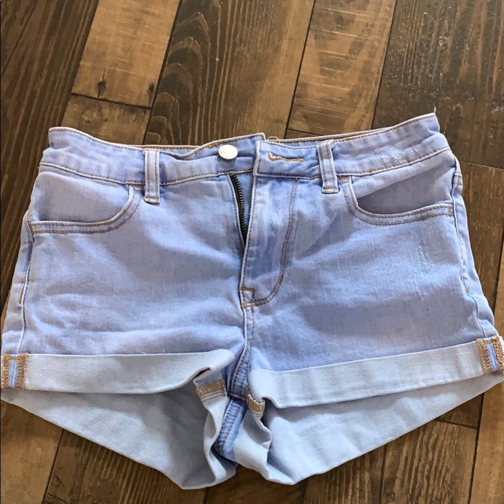 denim shorts